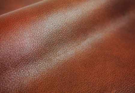 Natural aniline leather